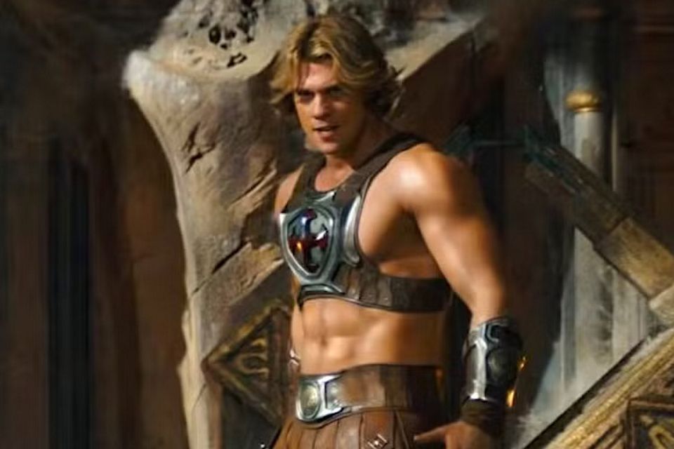 A screengrab from the new 'He-Man' movie trailer